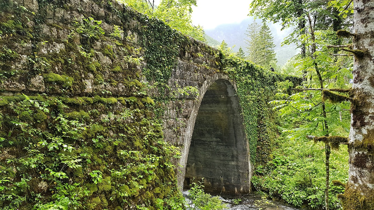Image - slovenia nature bridge river