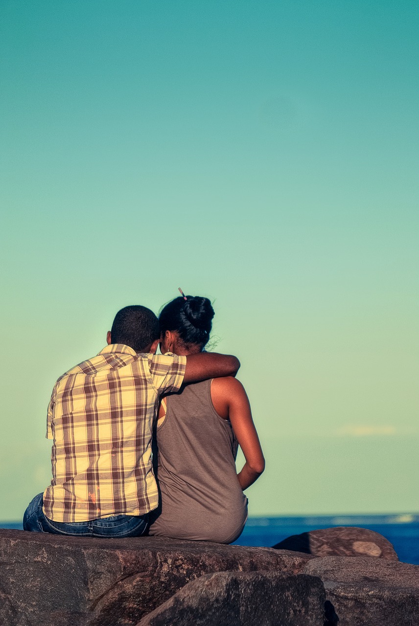 Image - love couple beach background