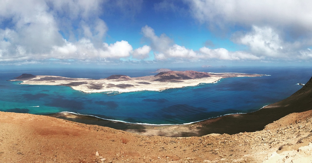 Image - canary islands beach horizon