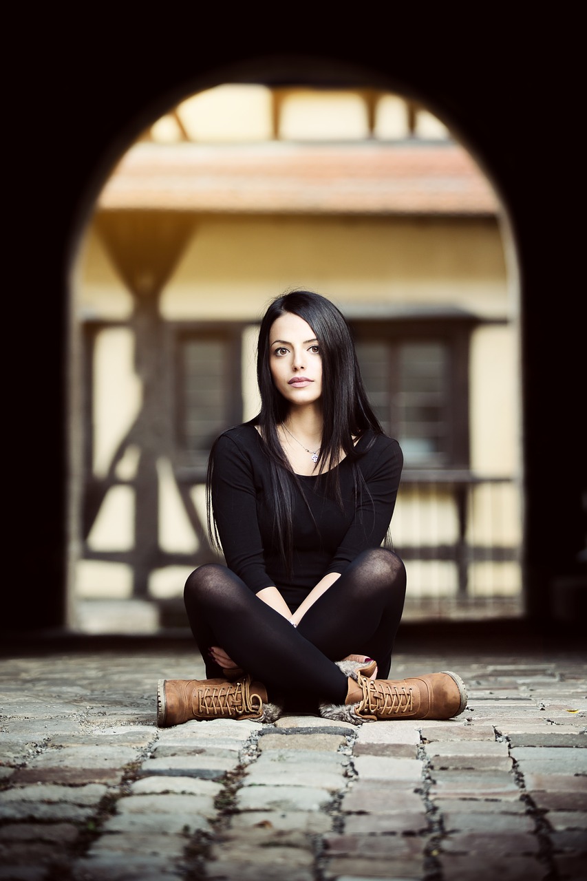 Image - pretty woman face femininity pose