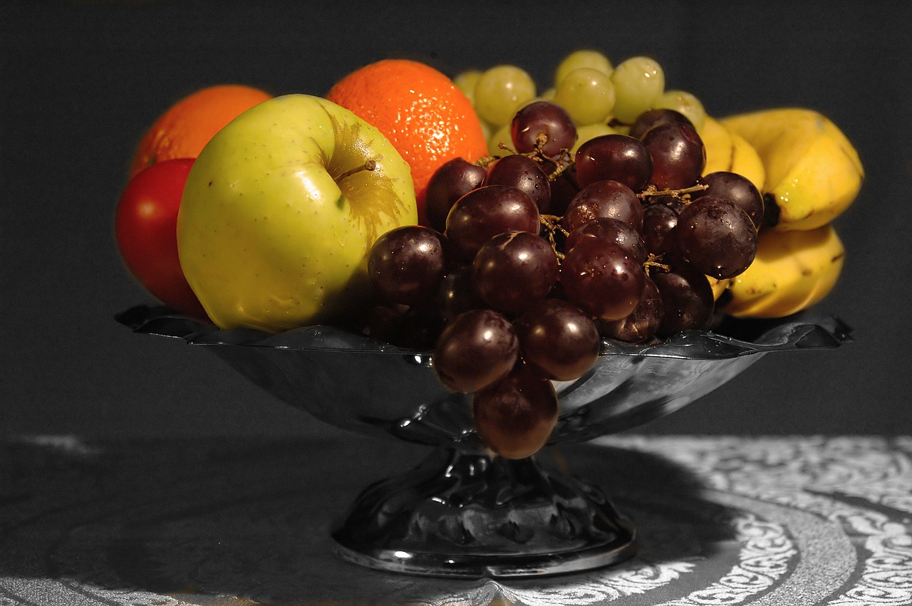 Image - fruit fruit platter grapes