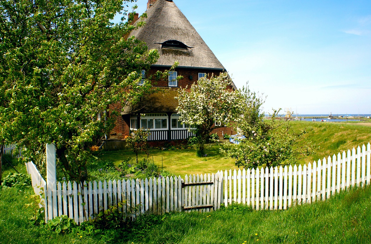 Image - farmhouse the island of amrum sea