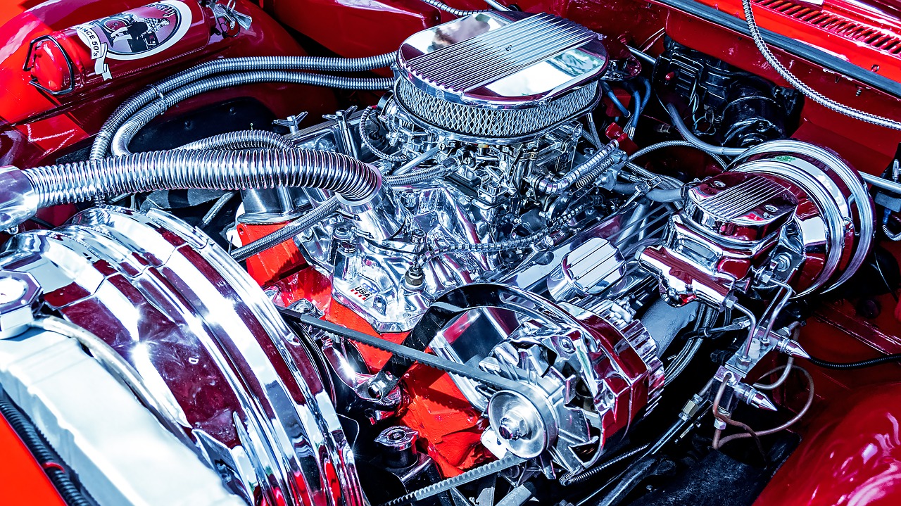 Image - chrome motor shiny metal