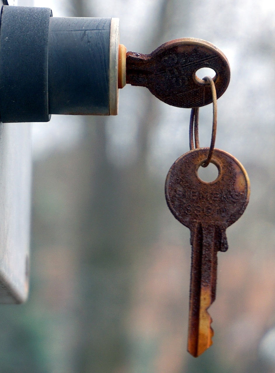 Image - key rusted metal old iron close