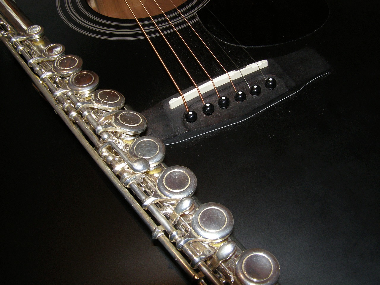 Image - flute guitar music acoustic