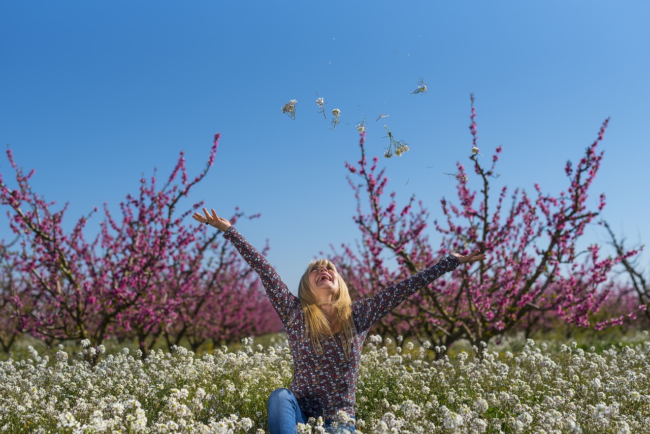 Image - girl flowers rosa beauty spring