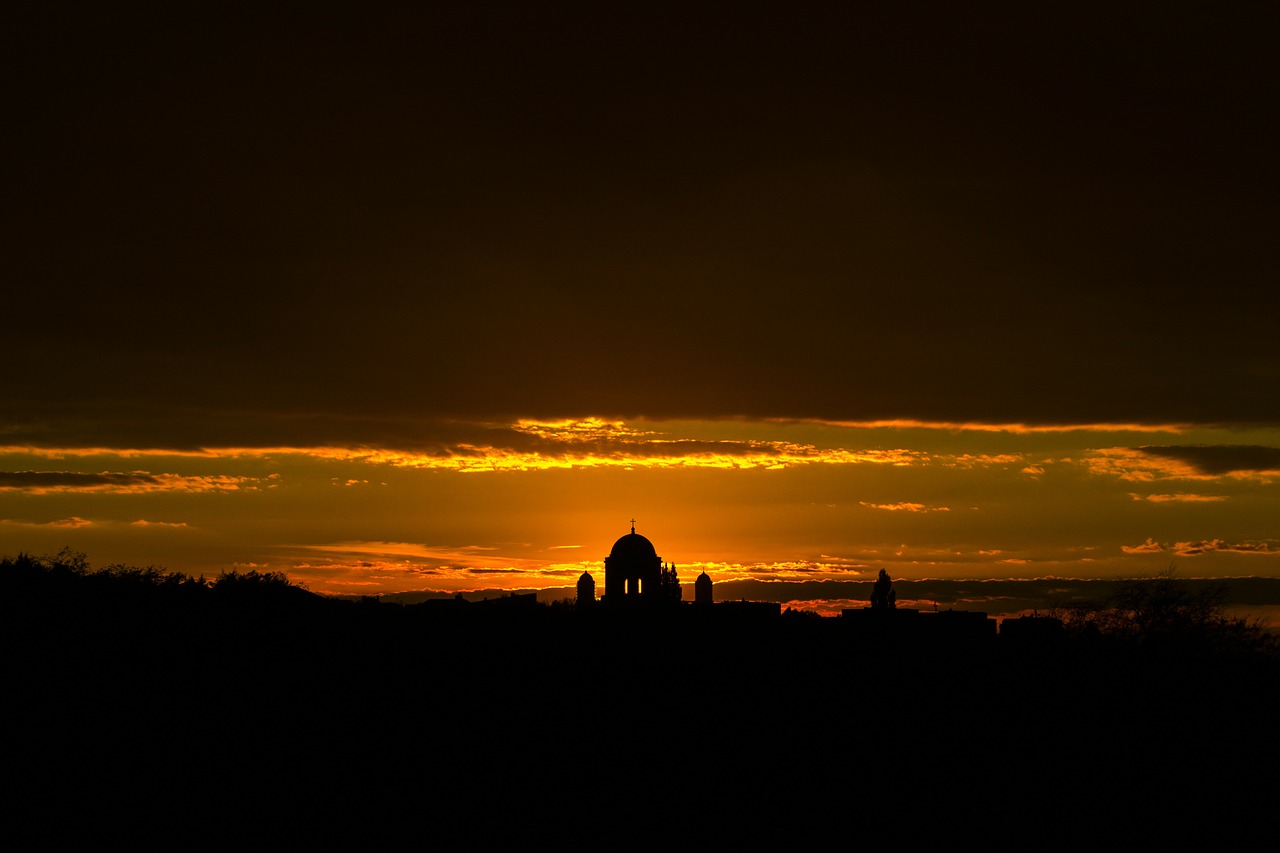 Image - sky sunshine backlight clouds