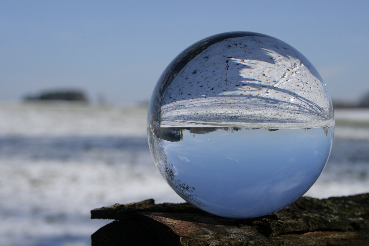 Image - glass ball photo upside down winter