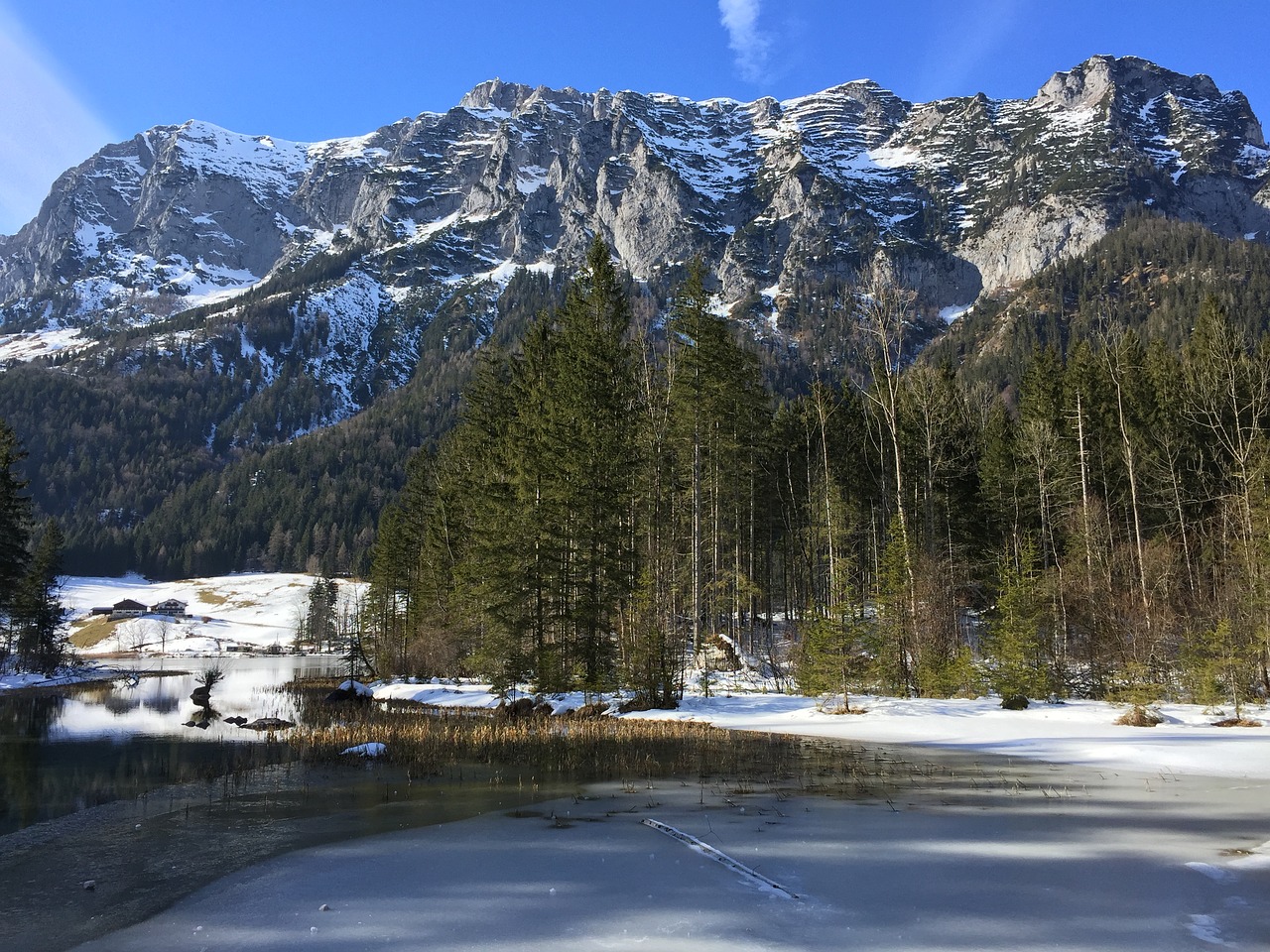 Image - hintersee lake berchtesgaden alps