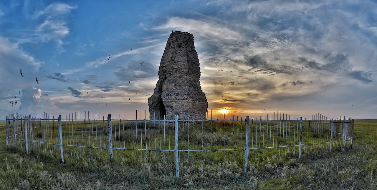 Image - ruins sunset plains
