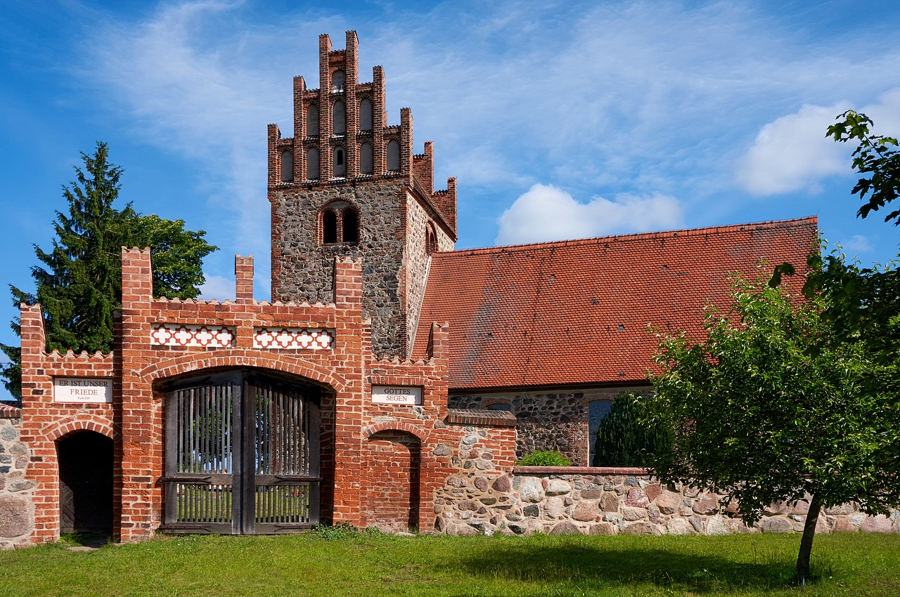 Image - church tree sky sunny germany