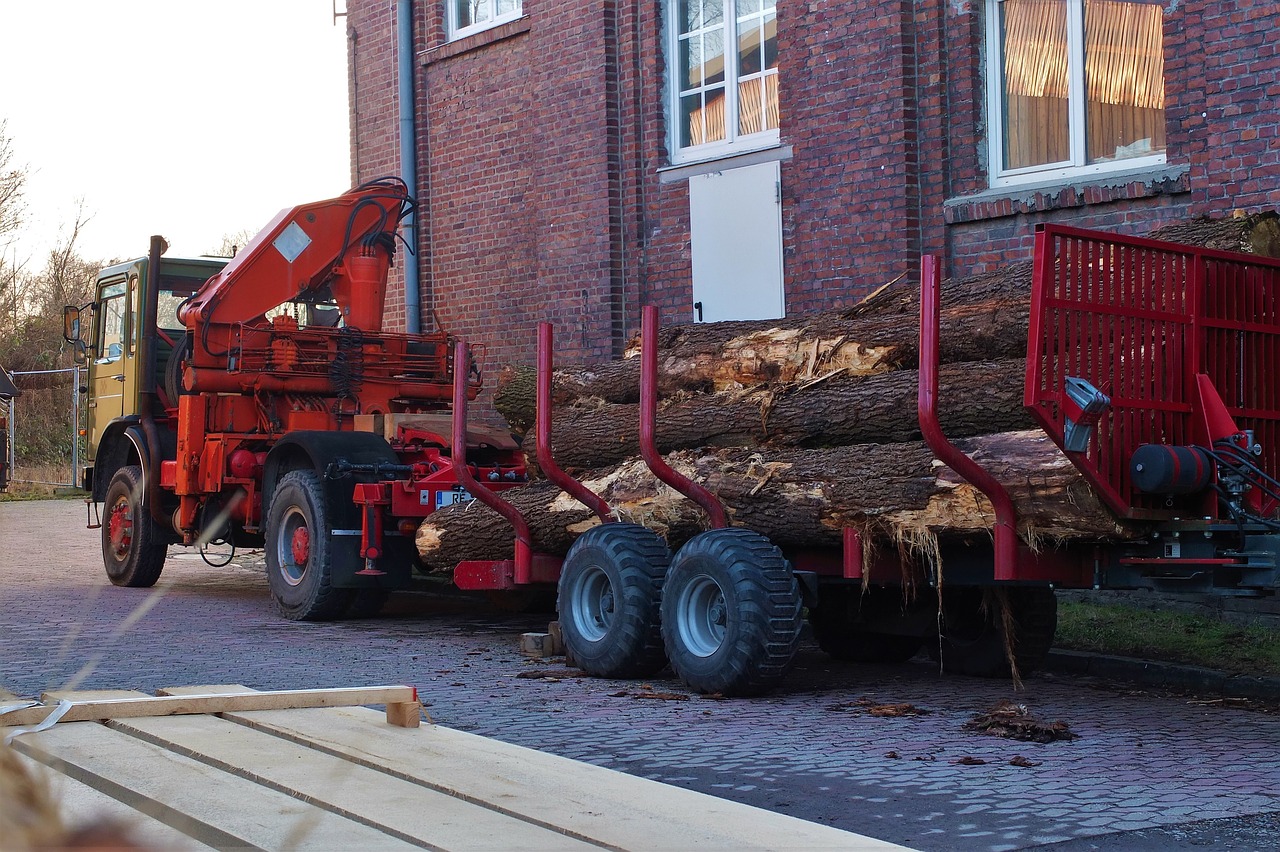 Image - oak wood transport lumber