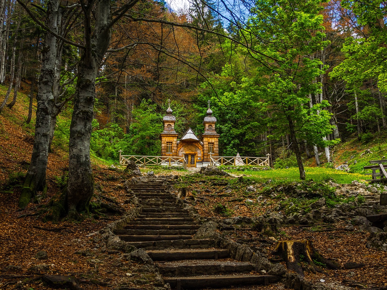 Image - russian chapel vrsic pass slovenia