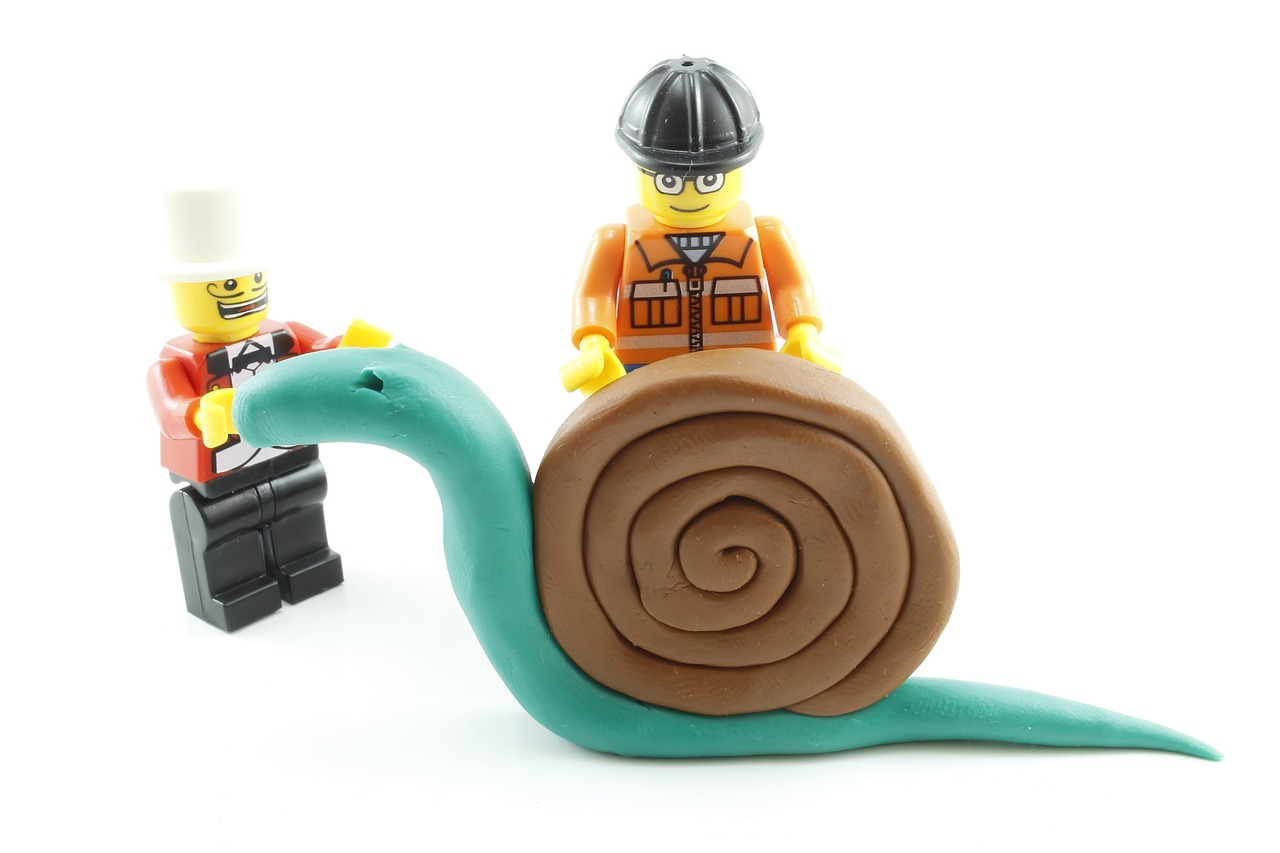 Image - snail plasticine lego play clay