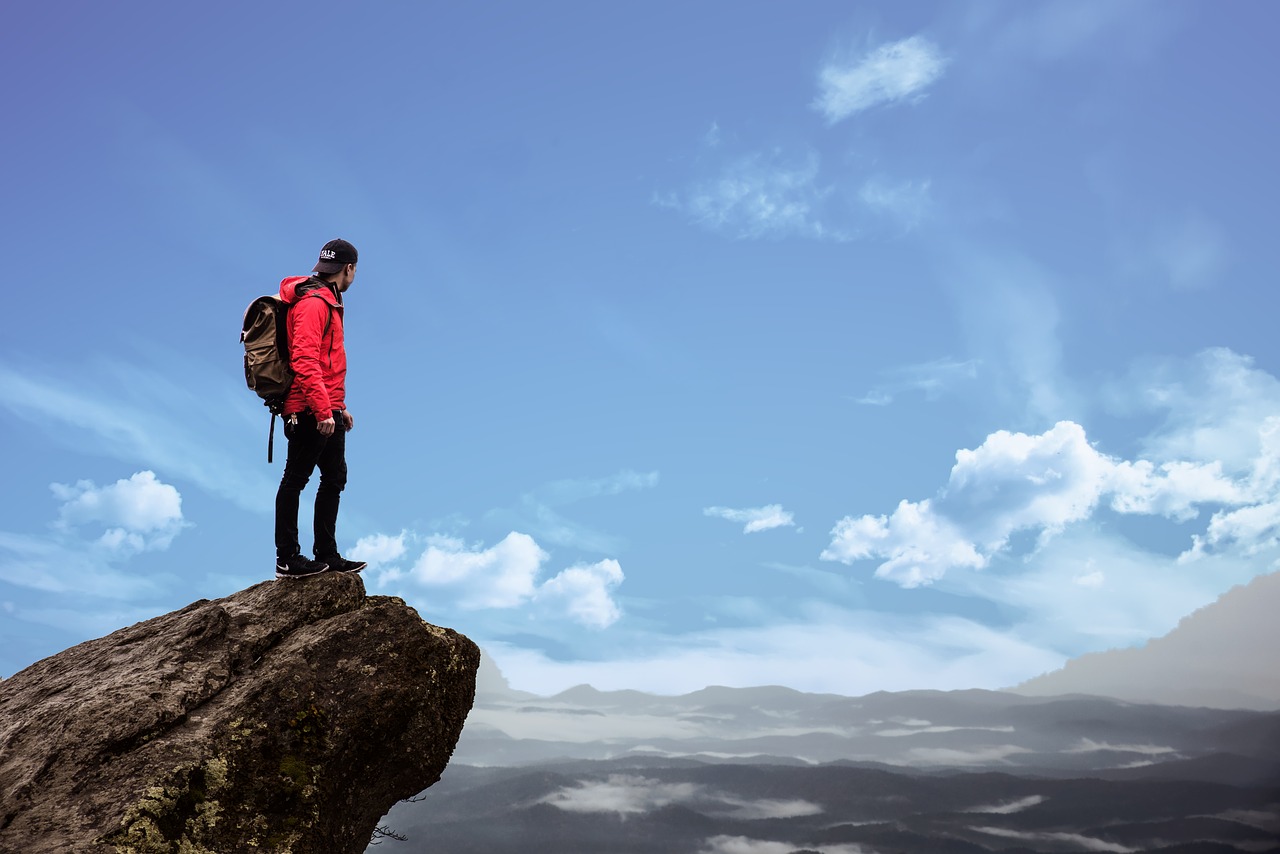 Image - mountain hiking adventure landscape