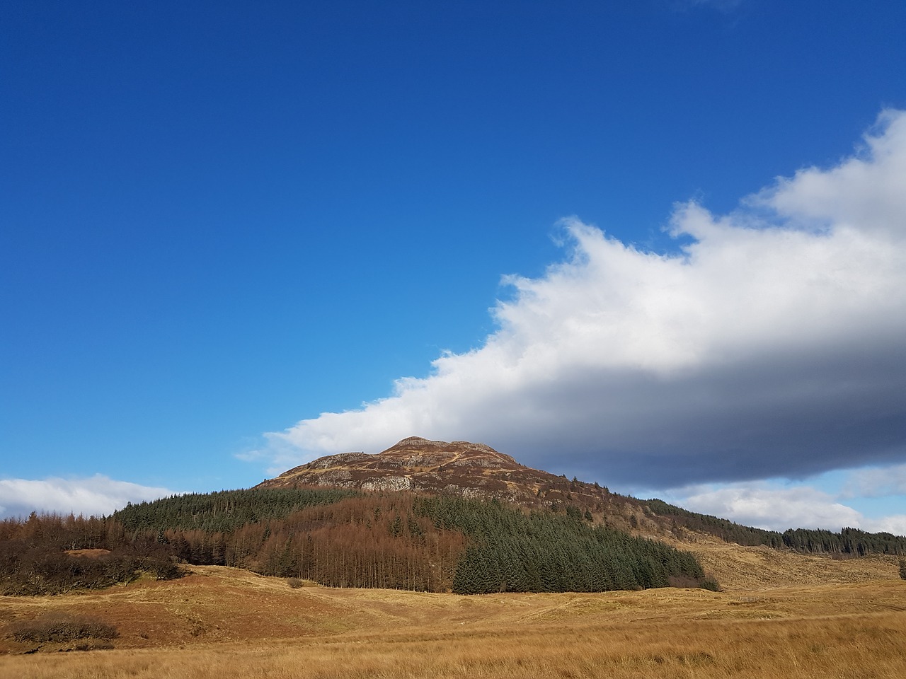 Image - scotland mountain field