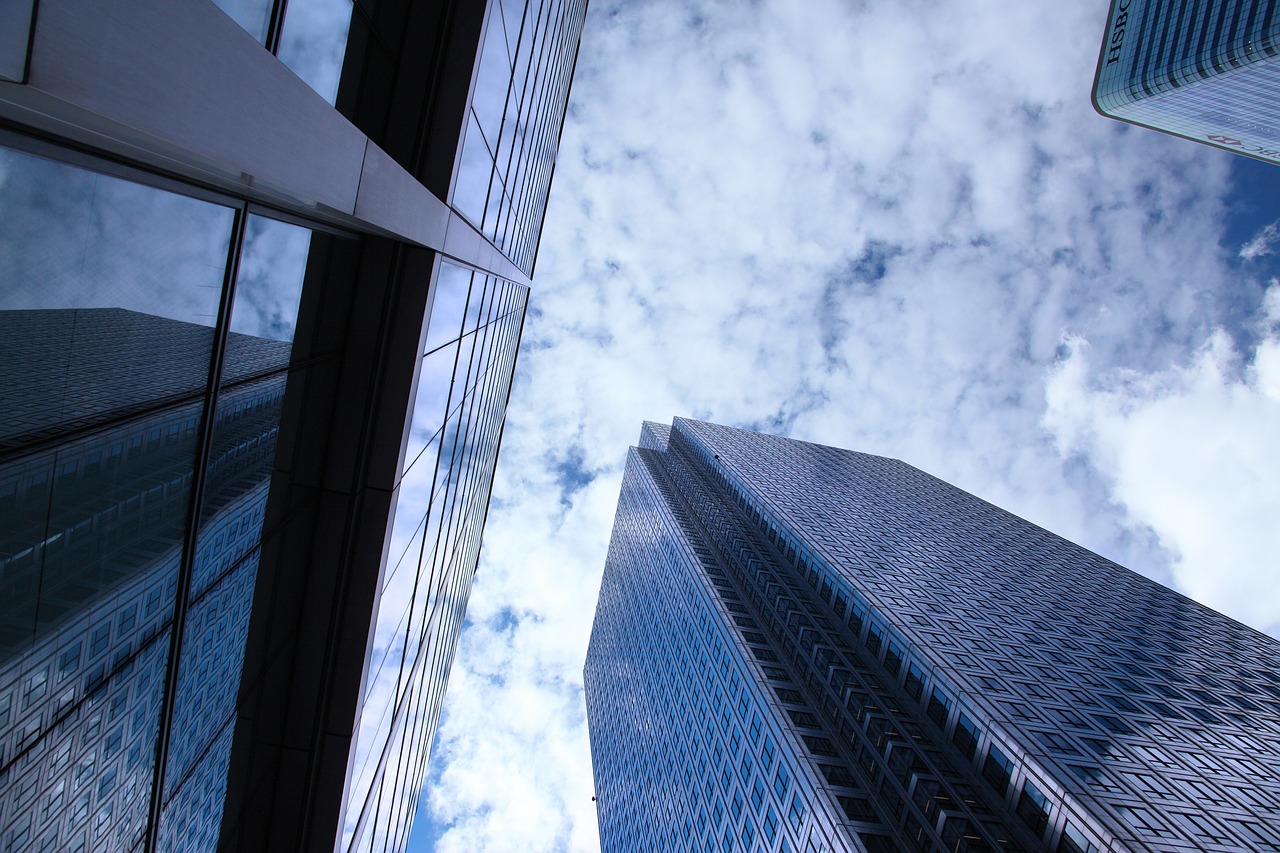 Image - abstract architecture blue building