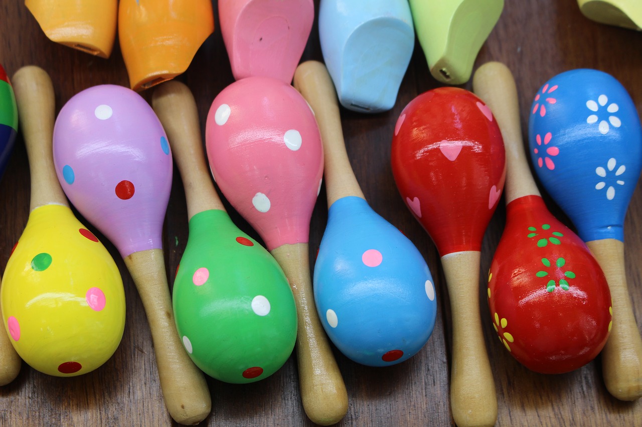 Image - toys colorful rattle colored color