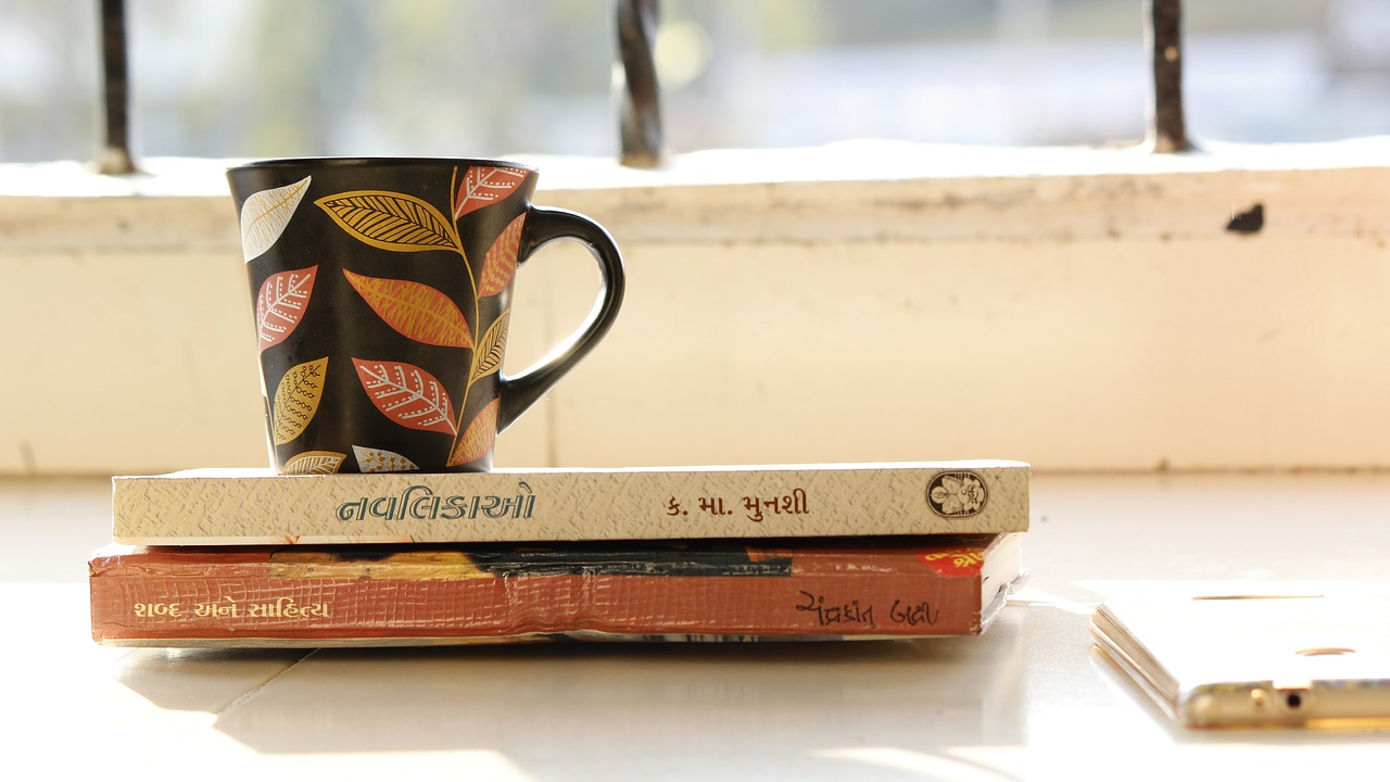 Image - books coffee leisure reading cup