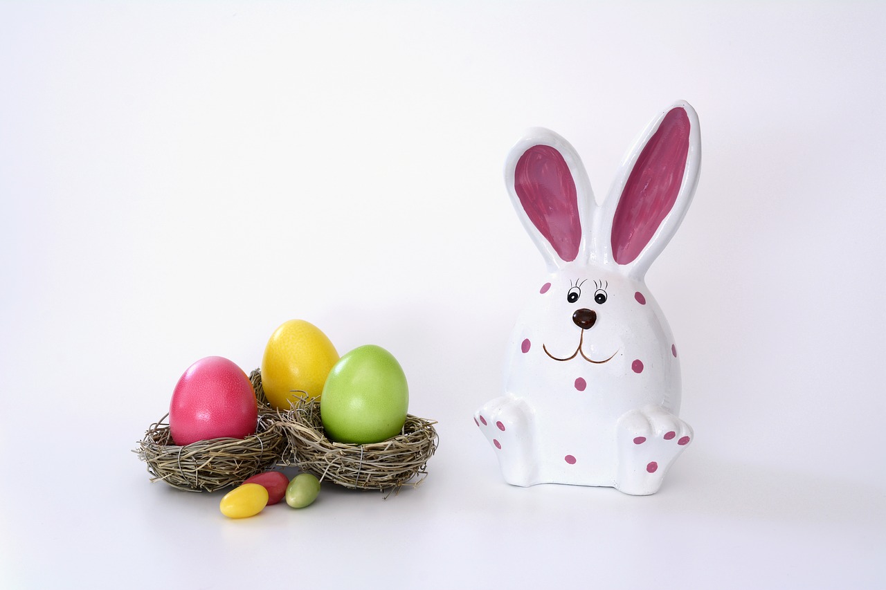 Image - easter nest nest easter eggs