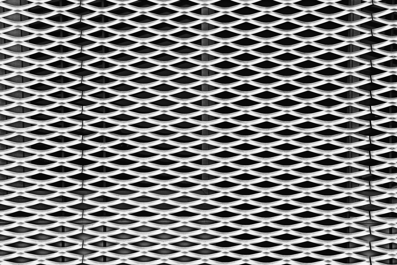 Image - expanded metal facade background