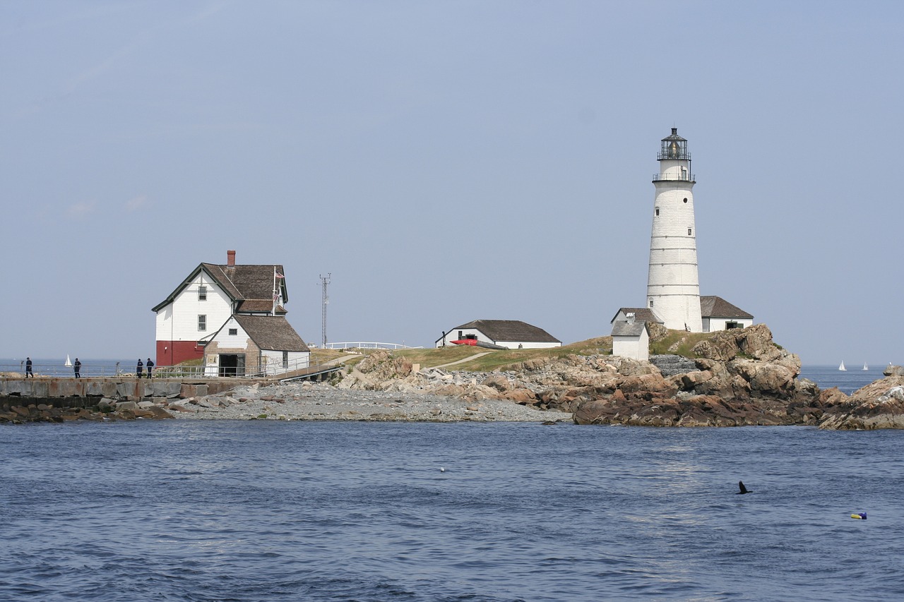 Image - lighthouse boston harbor ocean