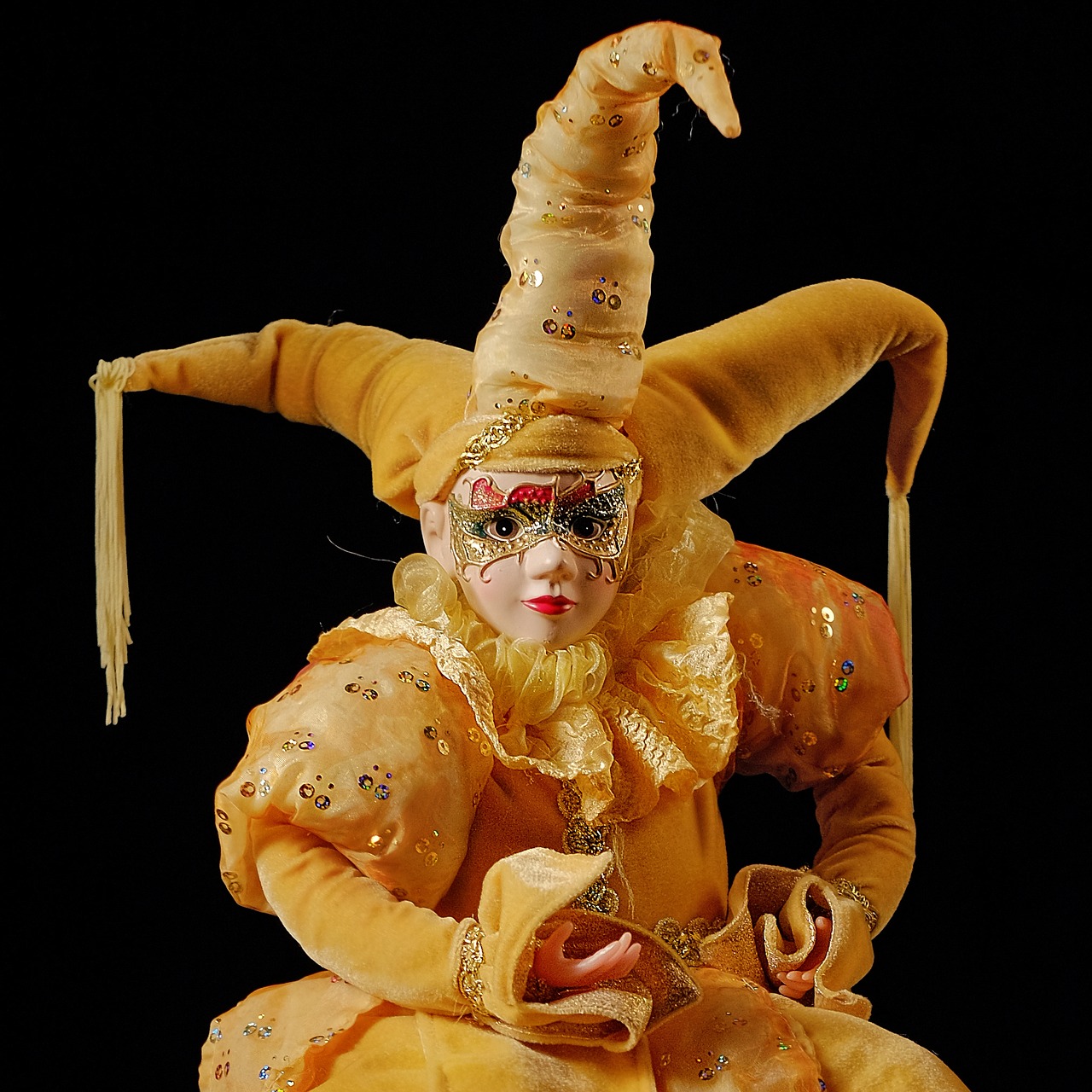 Image - clown toy jester joker orange man
