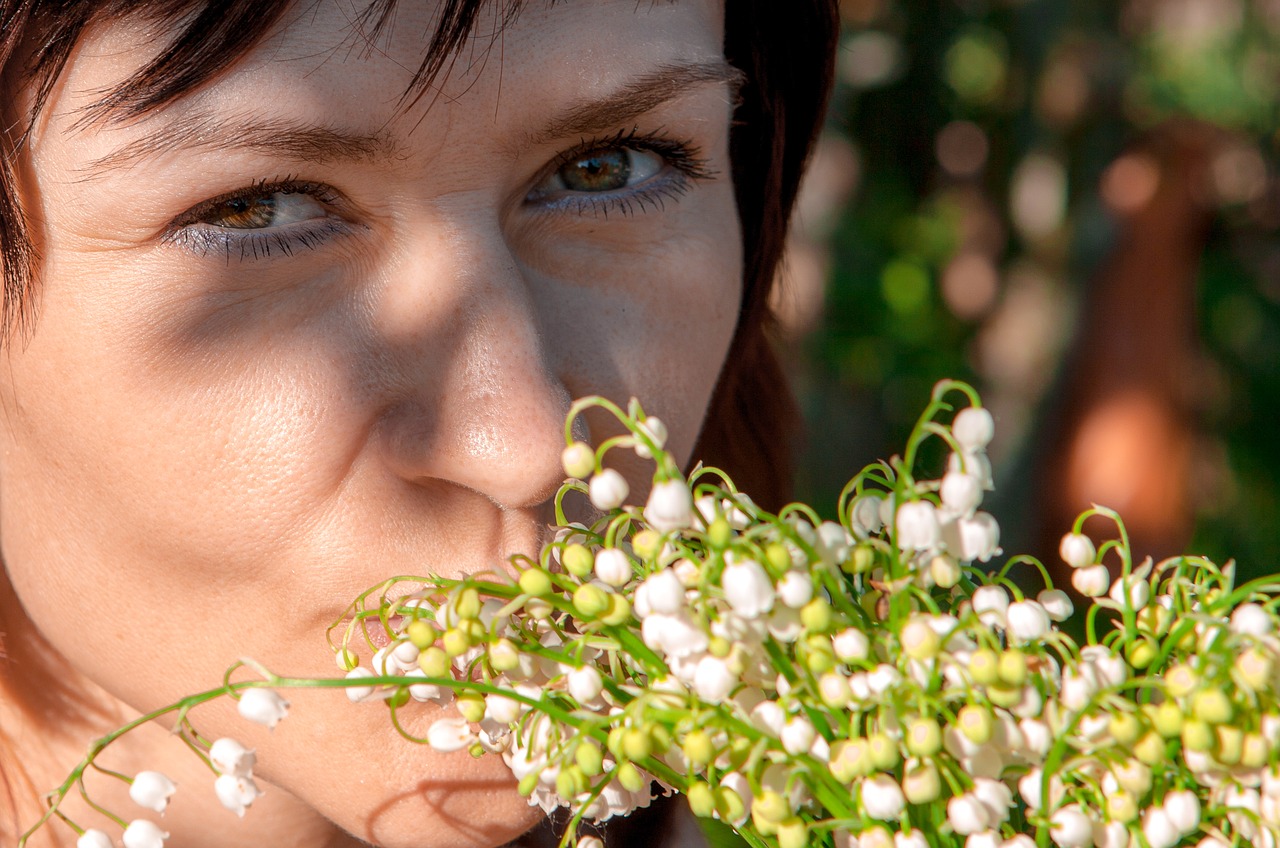 Image - spring lilies of the valley girl