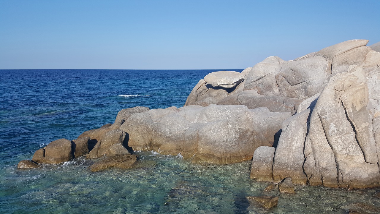 Image - sea rocks summer coast seascape