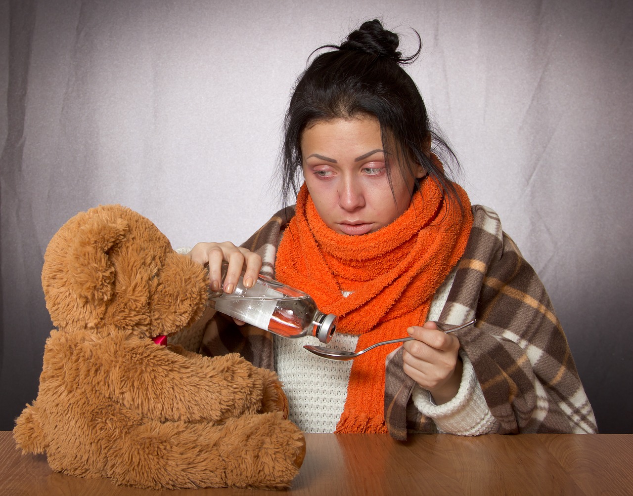 Image - girl flu medication toy