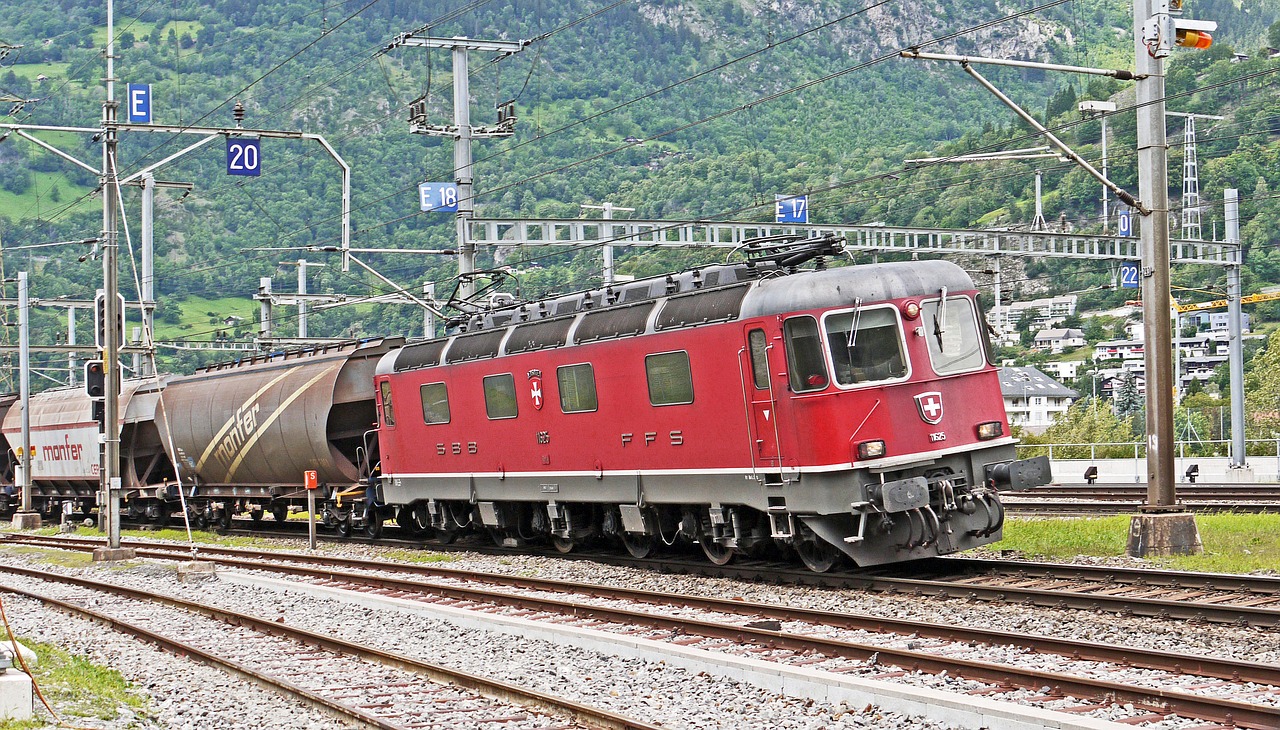 Image - freight train switzerland