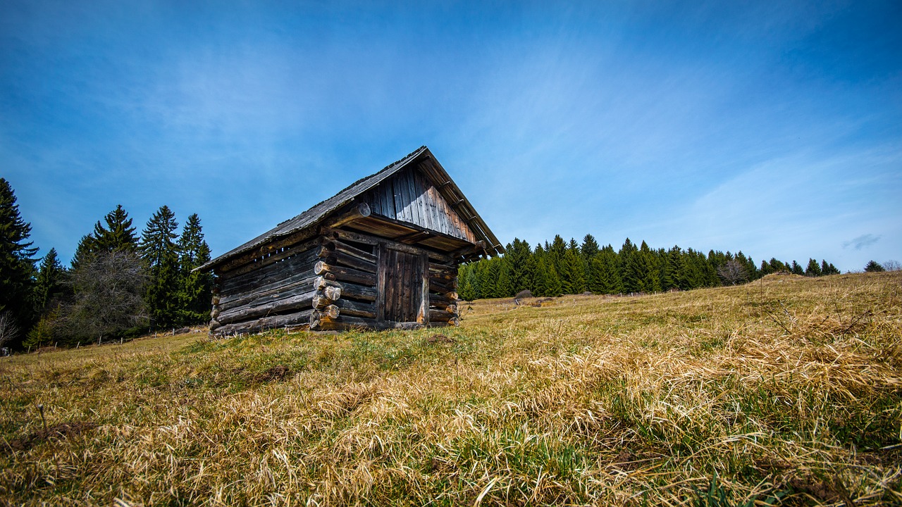 Image - old cottage mow wooden abandoned