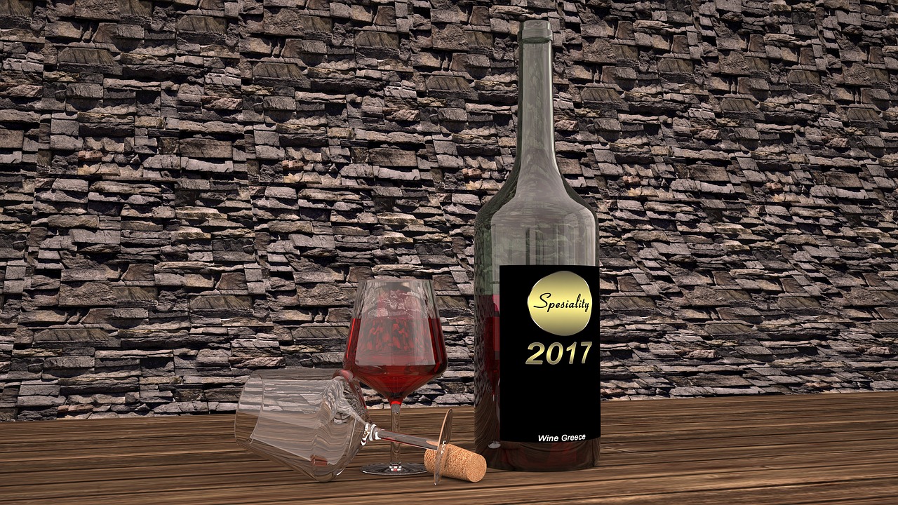 Image - greek pink wine