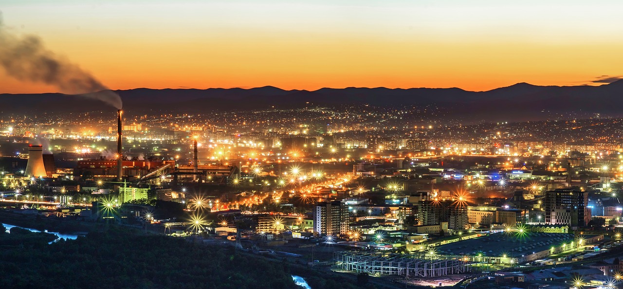Image - at dusk ulaanbaatar western light