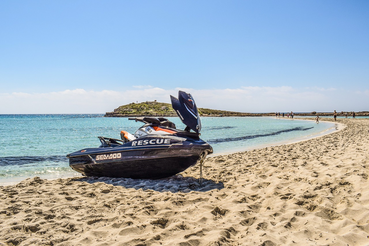 Image - jet ski rescue sea safety beach