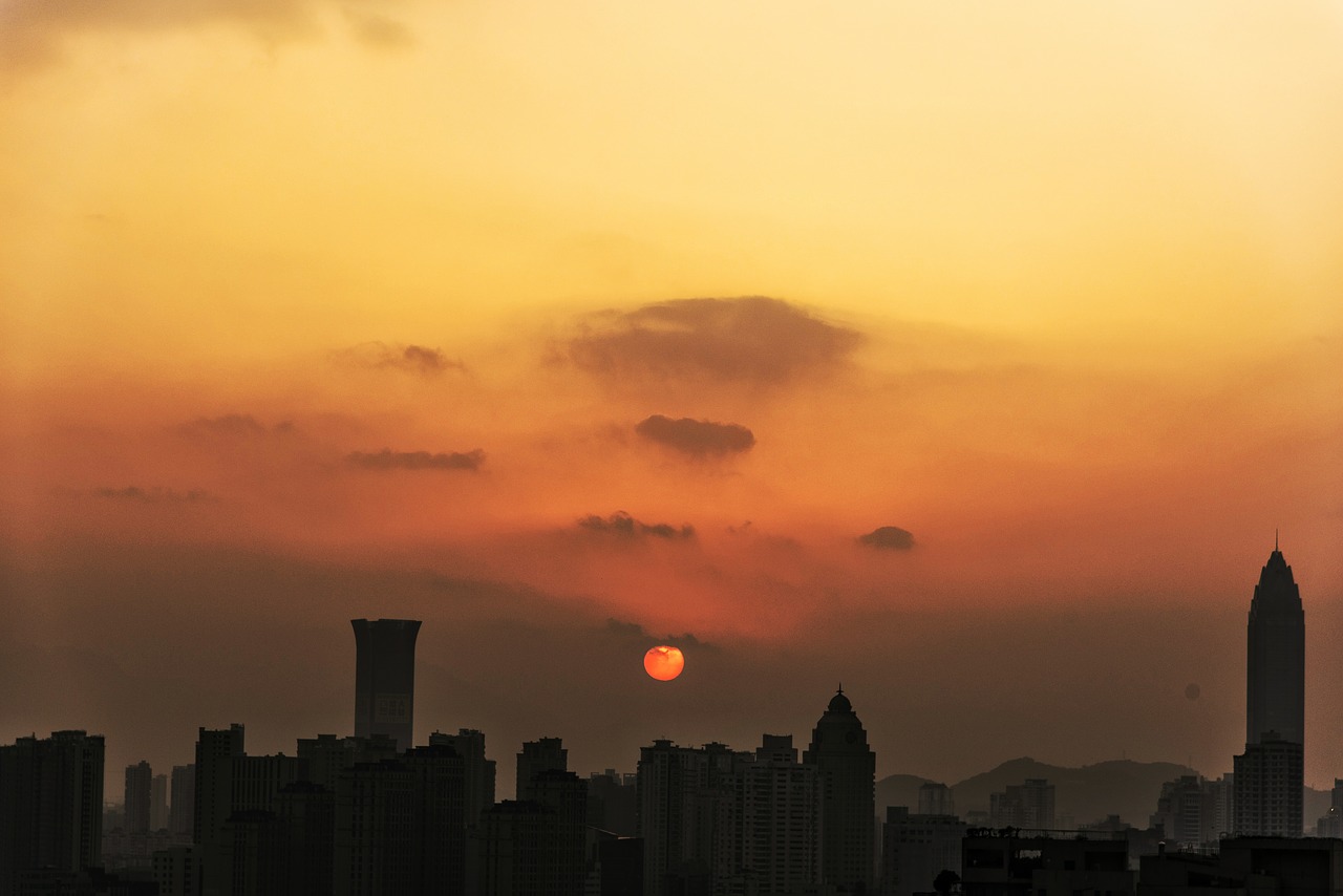 Image - sunrise wenzhou sunset