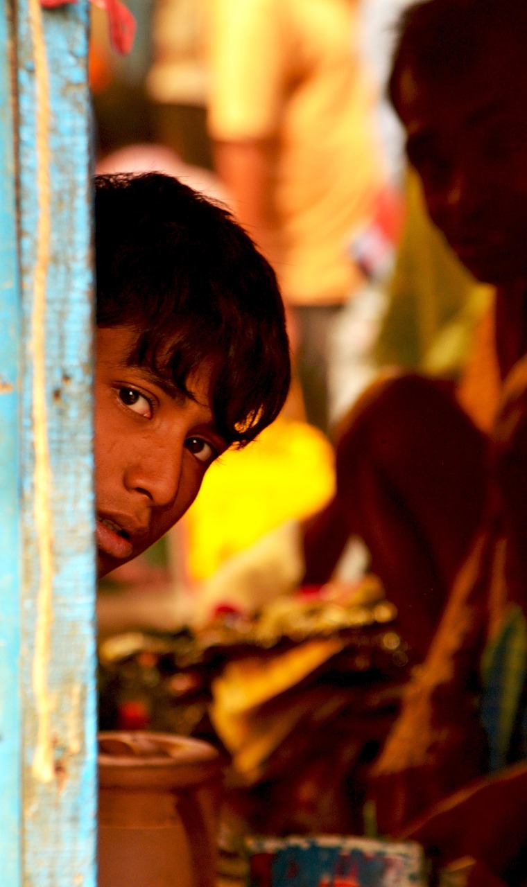 Image - blur child close up face