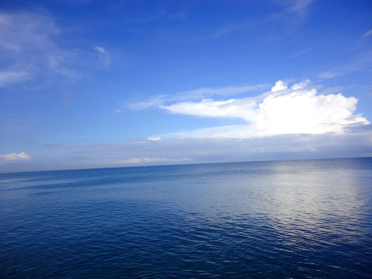 Image - blue clouds deep ocean deep sea