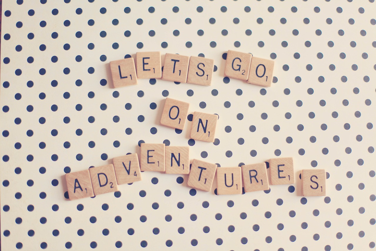 Image - letters polka dots quote scrabble