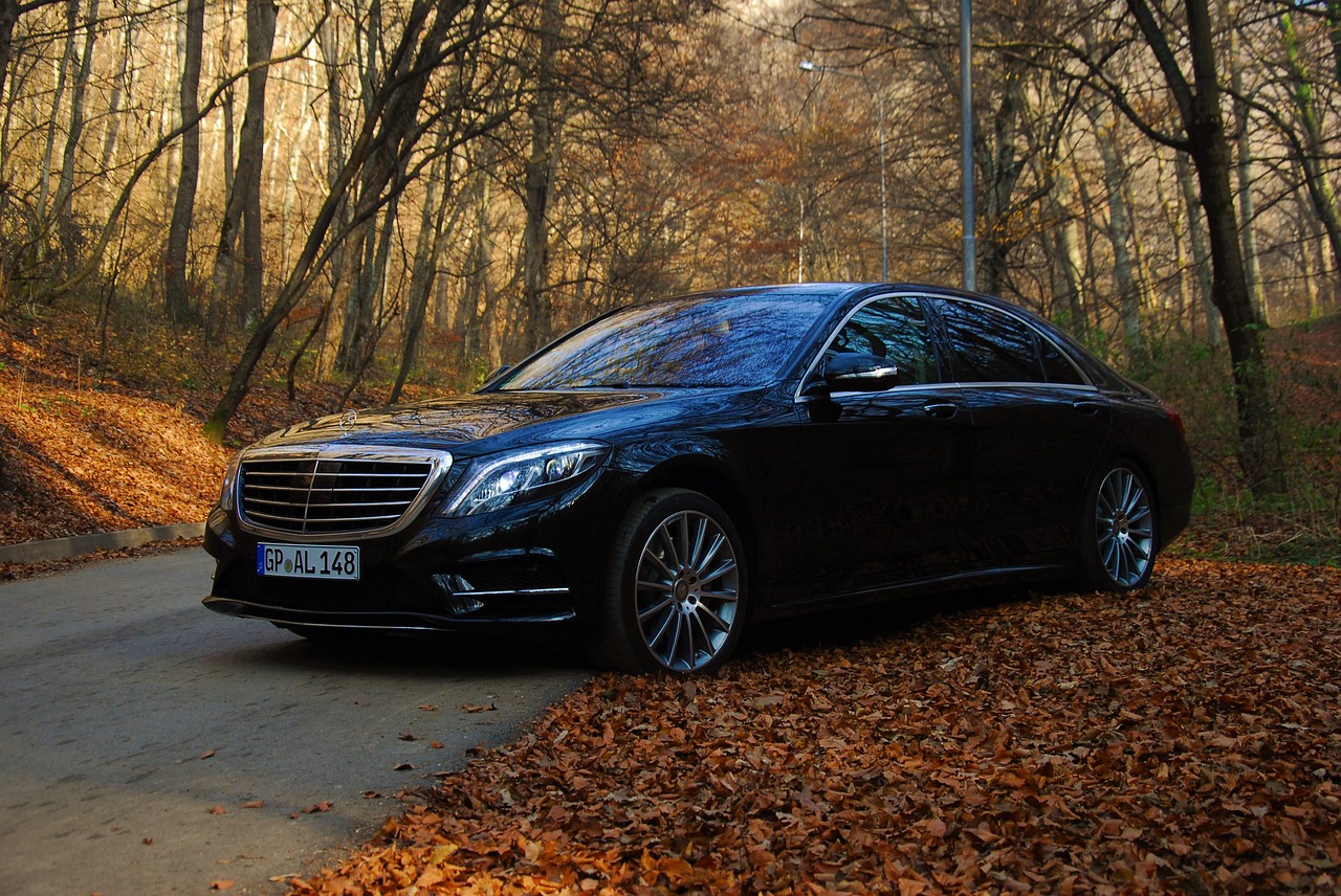 Image - auto autumn benz luxury car