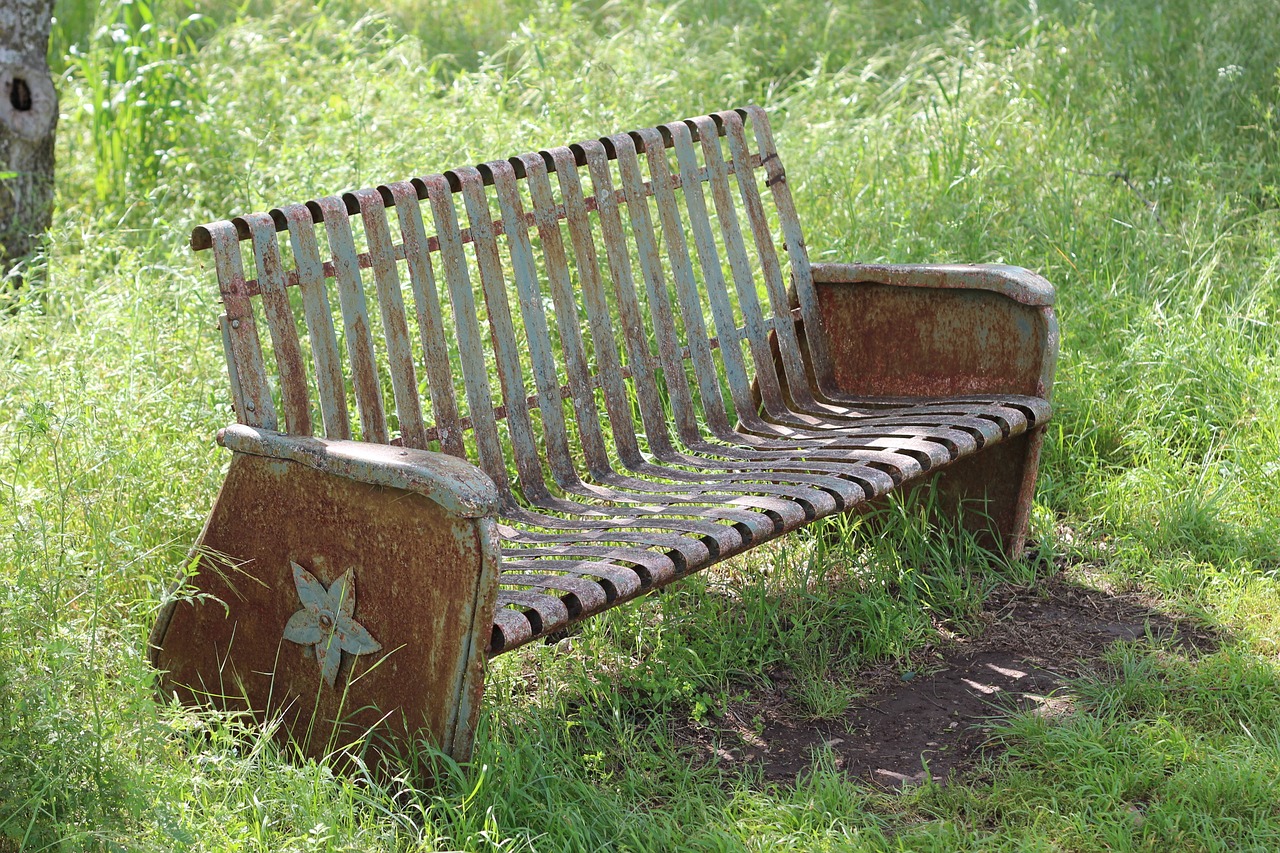 Image - antique bench bench park bench