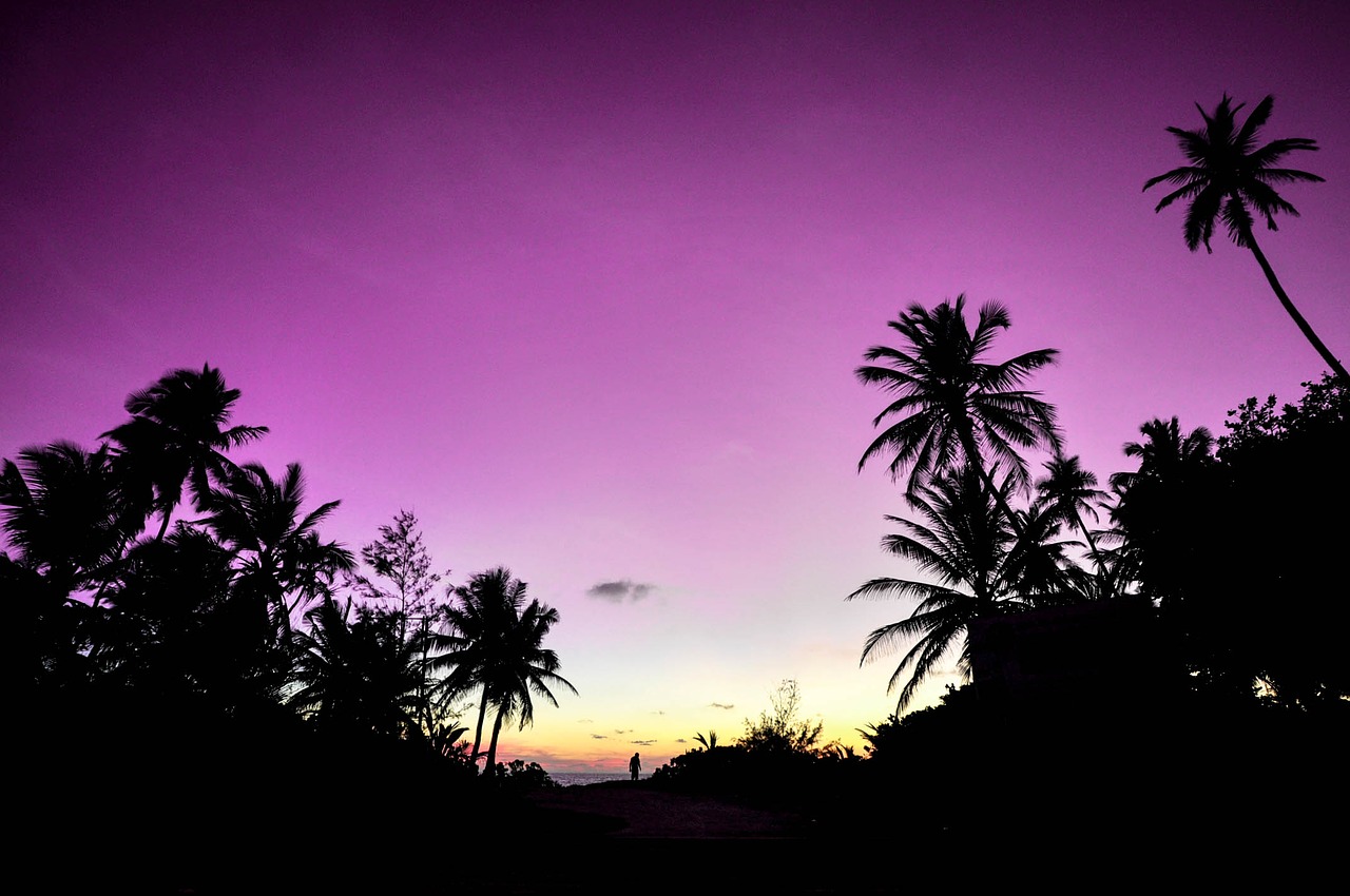 Image - atoll beach couple destination