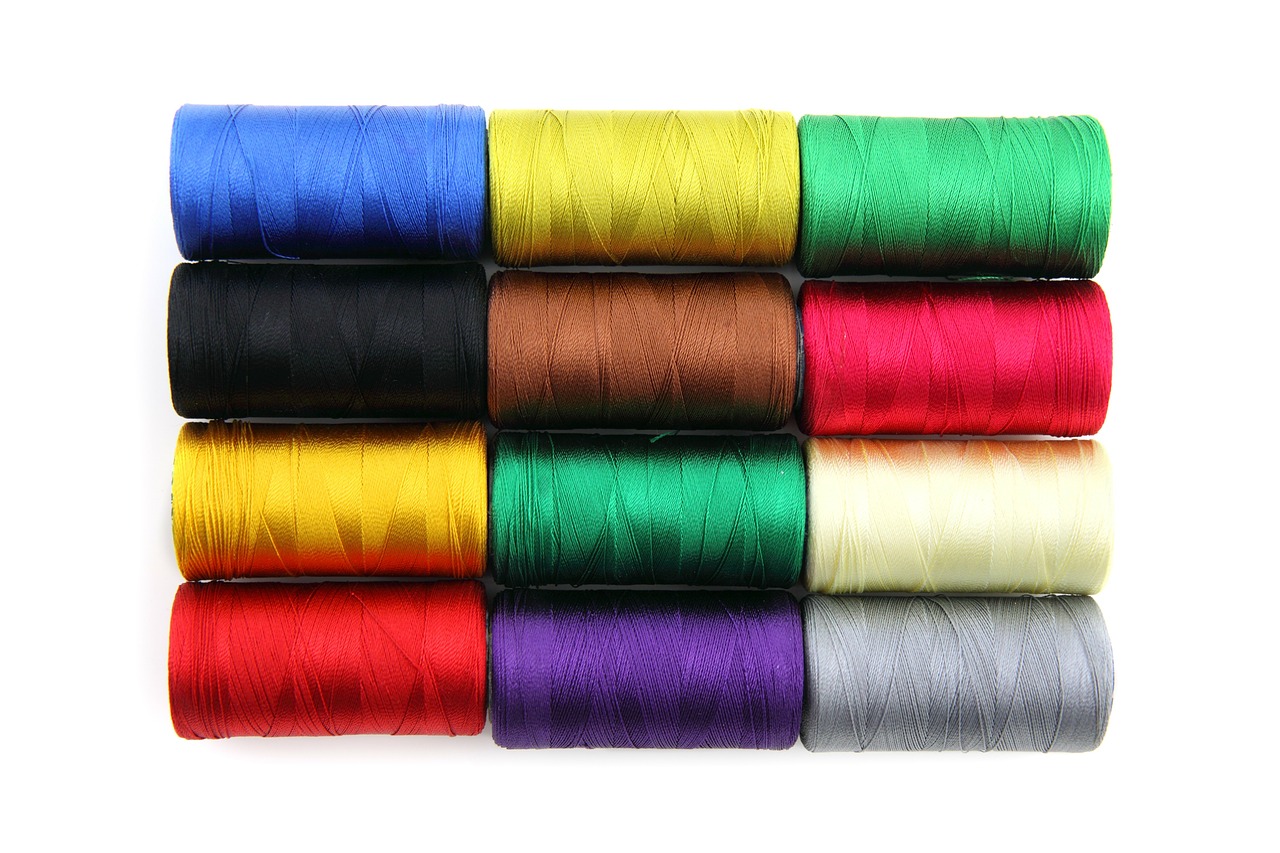 Image - bobbin color colorful cotton craft