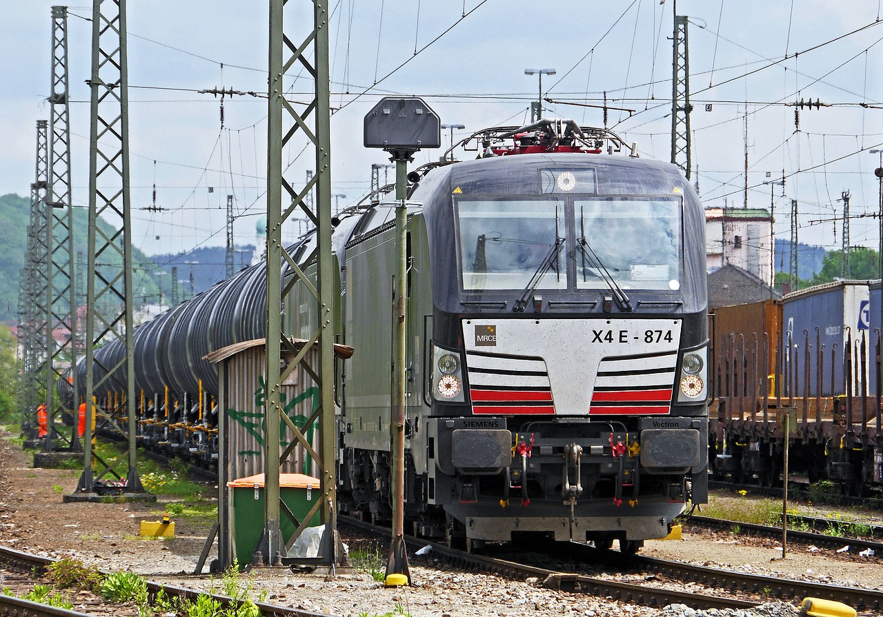 Image - freight train marshalling yard