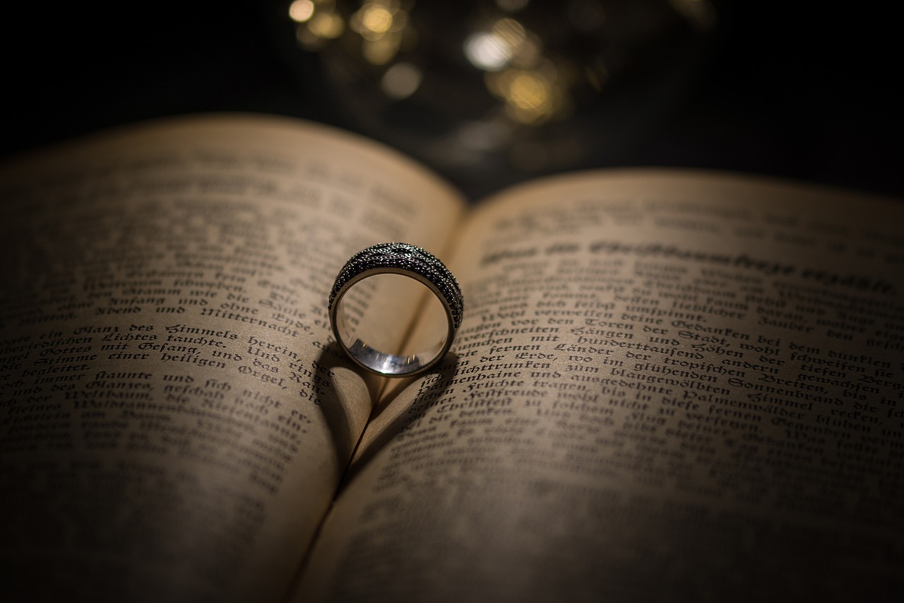 Image - ring heart book font love