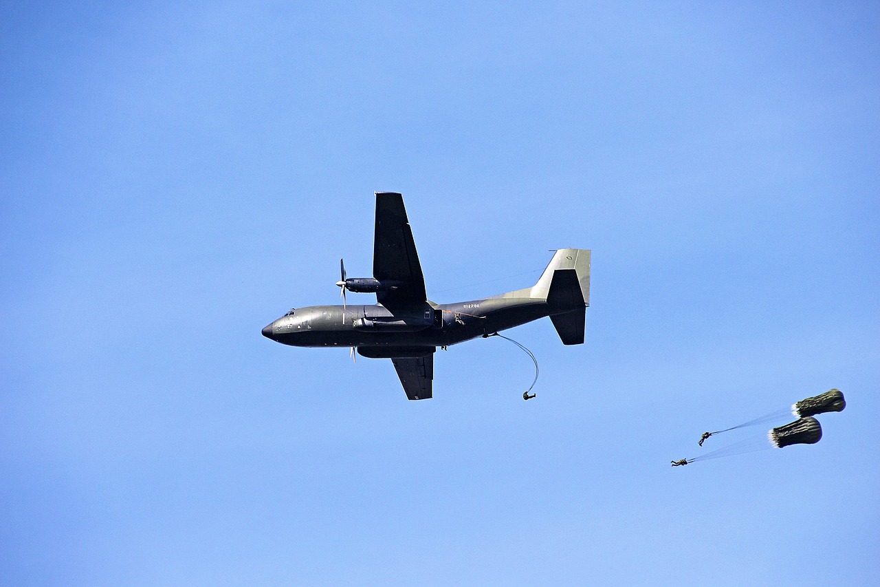 Image - parachutist parachutes skydiving