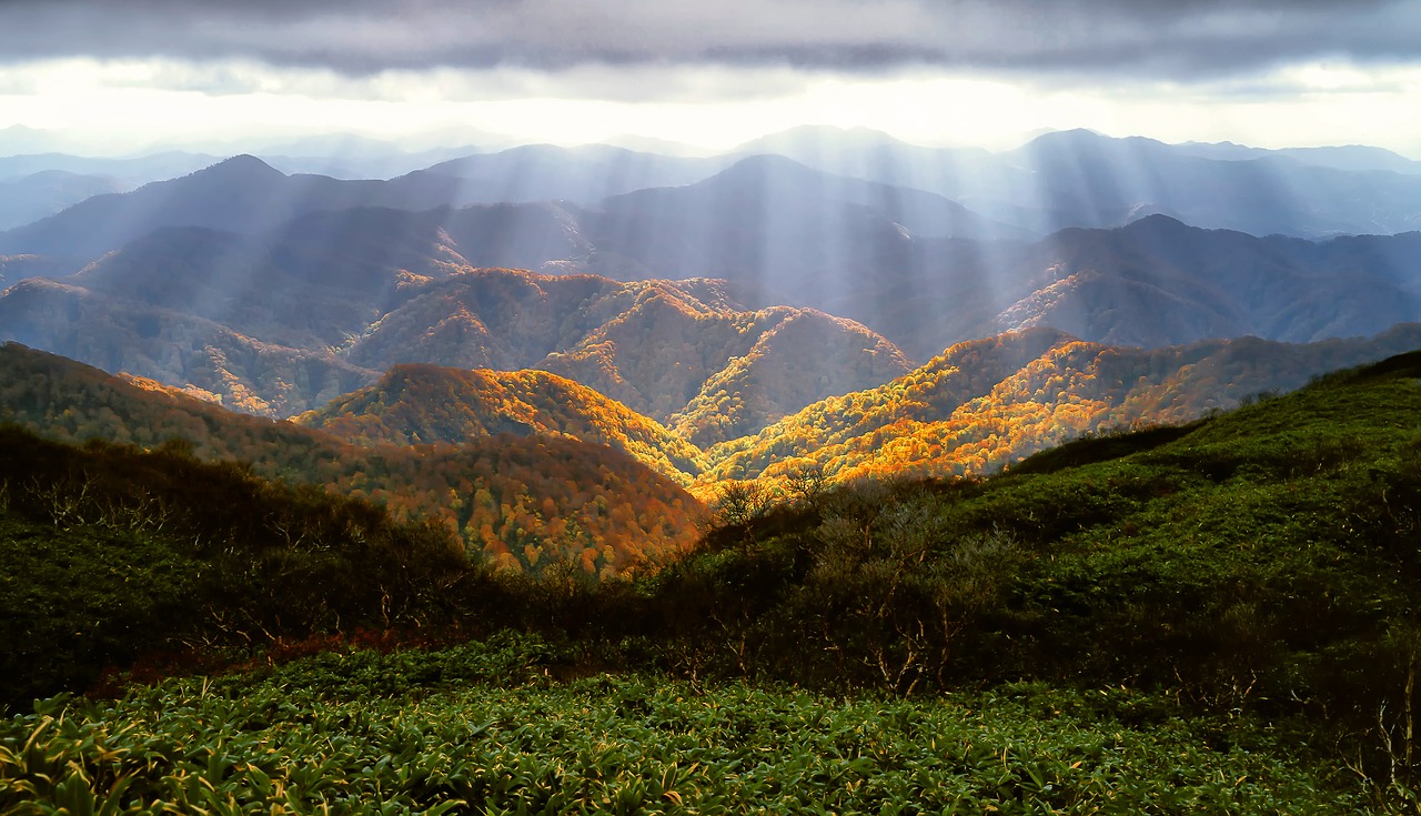 Image - autumn mountains luster