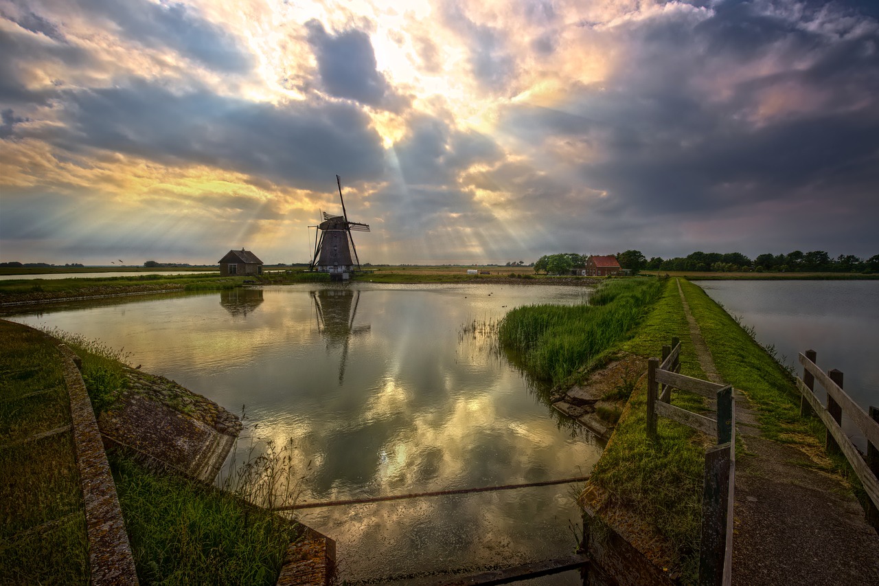 Image - windmill texel netherlands holiday