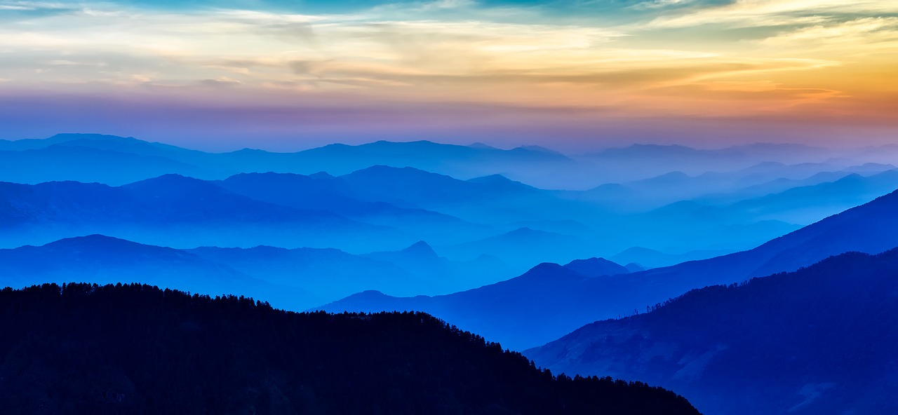 Image - nepal sunrise morning mountains