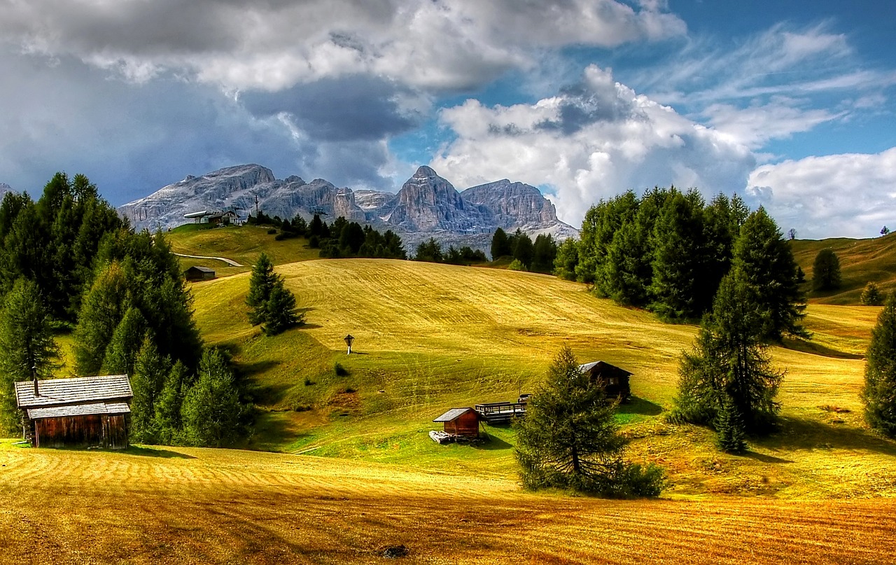 Image - dolomites sella mountains alpine